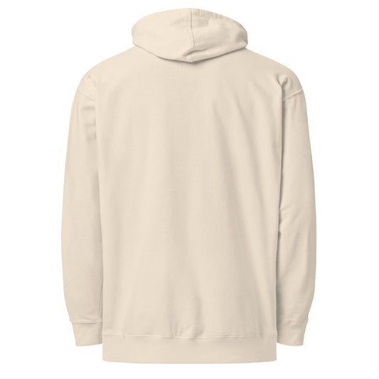 Crème Embroidered Hoodie