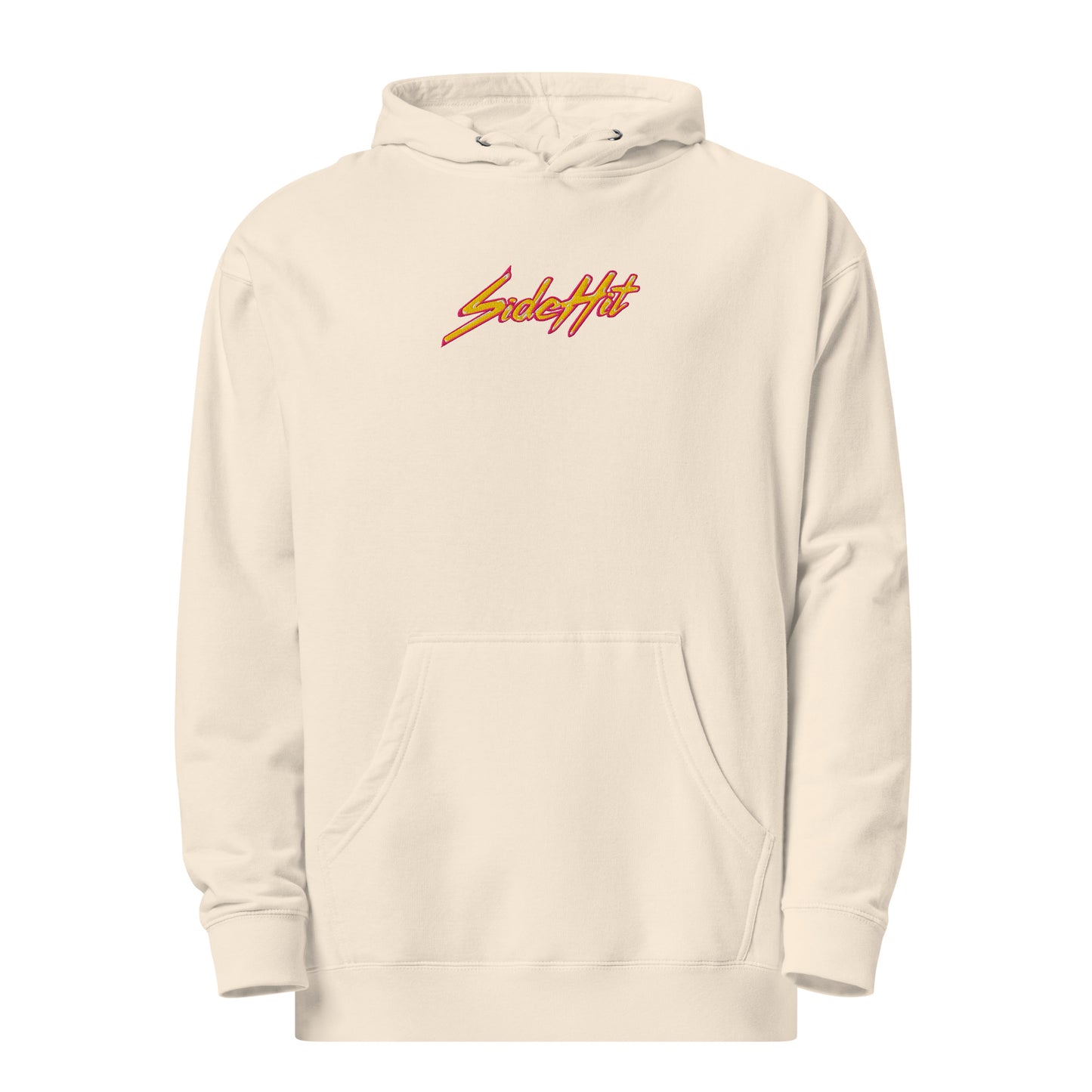 Crème Embroidered Hoodie