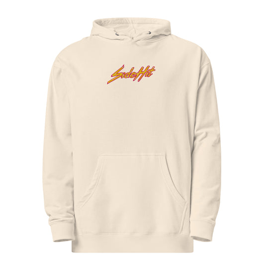 Crème Embroidered Hoodie